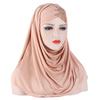 2 In 1 Bonnet Hat Excellent Skin-touch Elastic Band Long Scarf Shining Sleep Beanie