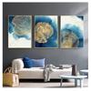 Art Canvas Poster and Print Canvas for Living Room Morden Contracted Home Decor Unframed Nordic Abstract Golden Rings Wall