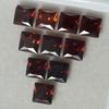 Natural Orange Sapphire Loose Gemstone Dark 15 pcs Square Cut 5x5 mm September Birthday Birthstone