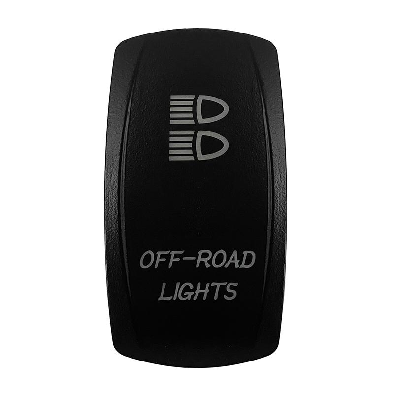 CUSTOM Dual RED Led Laser Etched Rocker Switch ON-OFF ON-OFF-ON (SPST DPDT) for ARB/Carling/NARVA 4x4 Caravan Accessories SUV