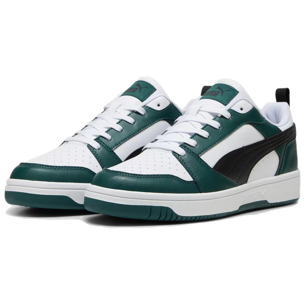 Puma Rebound V6 Comfortable Versatile Low-Top Sneakers Unisex Sneakers Green 392328-34