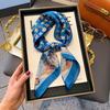 70cm Korean-Style Silk Square Scarf: Fashionable, Versatile Neck Protection and Decorative Accessory