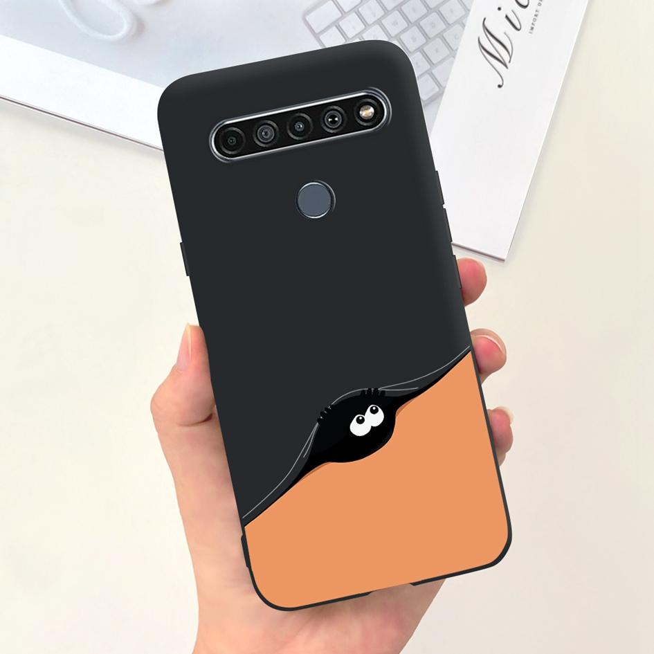 Чехол для LG K51S LMK510EMW LM-K510 Ударопрочный Чехол Милый Астронавт Мягкий Силиконовый Чехлы для Телефона Для LG K41S LM-K410 LMK410EMW Coque
