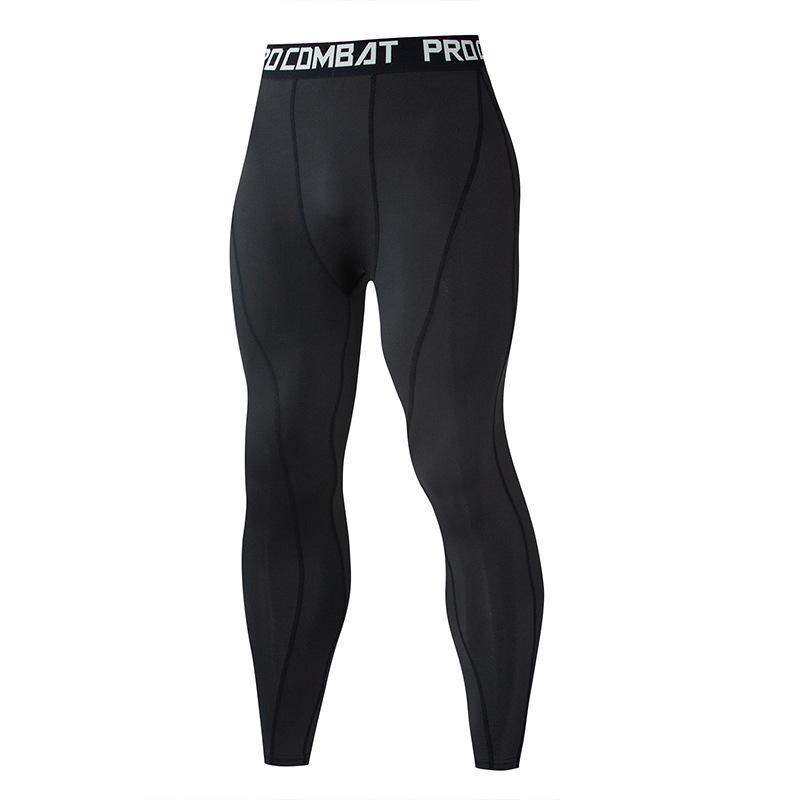 Новые компрессионные штаны леггинсы мужские беговые спортивные быстросохнущие штаны фитнес тренировочные брюки мужская одежда для тренировок