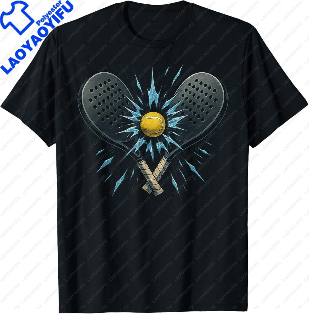 Vitruvian Unisex Padel Tennis Paddle Paddle Tennis Player Tshirt Casual Streetwear Individuality Funny Shirt Camisas