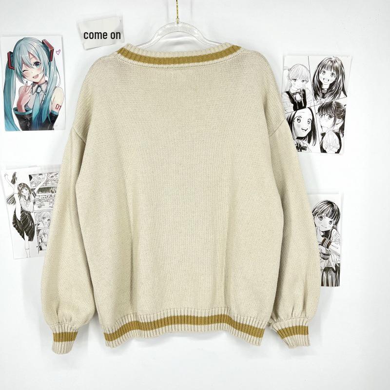 Кардиган с длинным рукавом в стиле колледжа Суй Инь – Осенне-зимний свитер для школьной формы JK