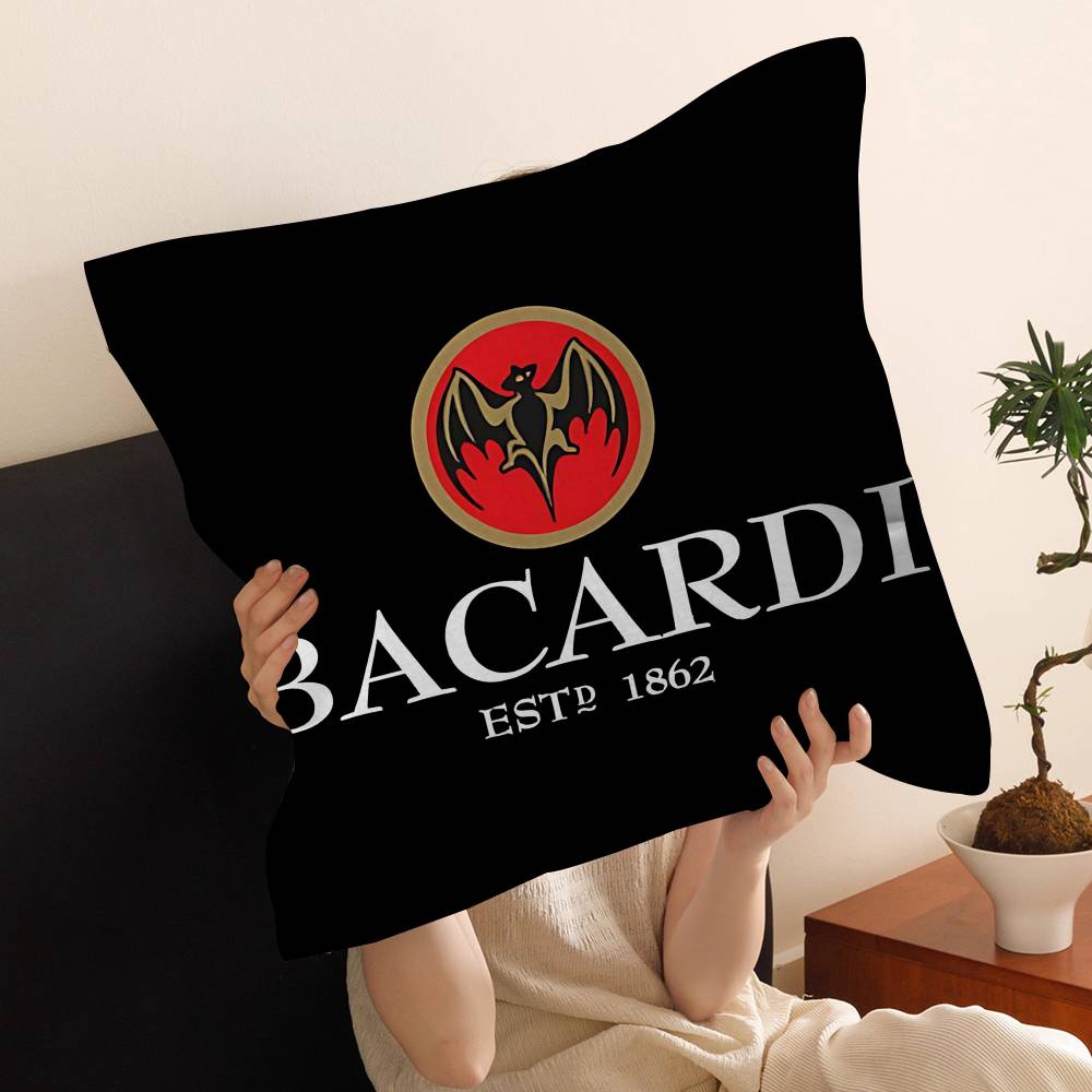 BBacardi Rum Vampire Bat Cushion Cover Inches Farmhouse Decor Home Throw Pillow Covers for Couch Decorations