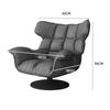 Italian Style Swivel Single Sofa Chair