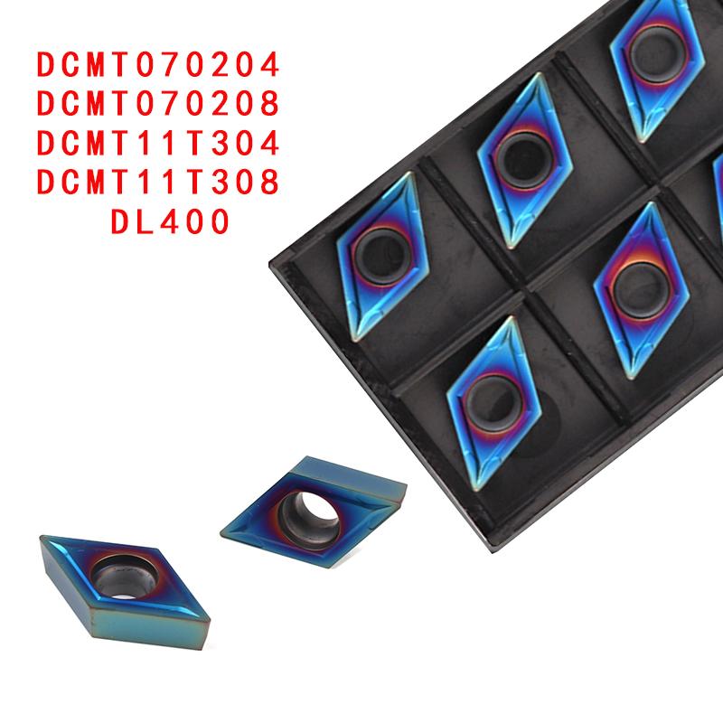 DCMT070204 DCMT11T304 VP15TF UE6020 Твердосплавная пластина для внутреннего точения Высококачественная CNC токарная пластина Режущие инструменты для токарного станка