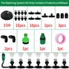10-30M Garden Drip Irrigation System Automatic Atomized Irrigation Set Greenhouse Flower Plant Watering Sprinkler Adjustable