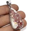 Marble Jasper 925 Silver Plated Pendant 2.2" Best Gift For Women A3f90