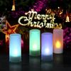 12 PCS Flameless Candles Realistic LED Cordless Tealight Candles 6 Colors Changing with Frosted