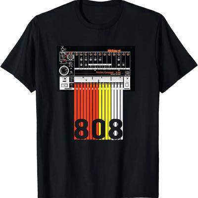 Футболка 808 Драм-машина, Музыка, Бит-футболка