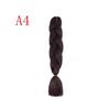 24-дюймовые наращивания для плетения Jumbo Crochet Braids Синтетическая прическа Чистый блонд Розовый Зеленый KTB