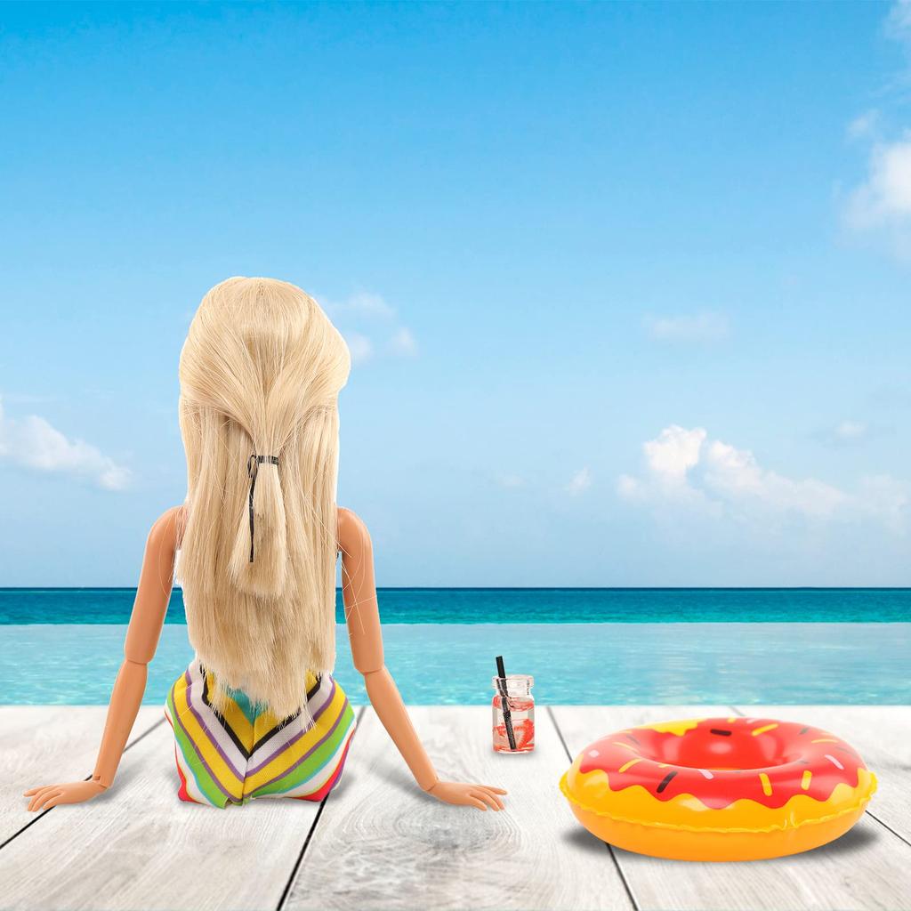 Barwawa Licca 30 см Купальная одежда для кукол 18 комплектов 5 купальников 5 пар обуви 2 8 аксессуаров, таких как одежда для кукол, комплект, платья, =