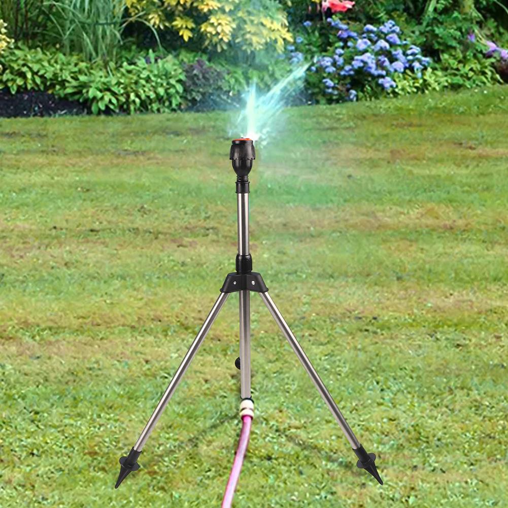 Adjustable Spraying Rotating Sprinkler Garden Irrigation 360 Degree Rotation Easy Installation For Grass Cooling