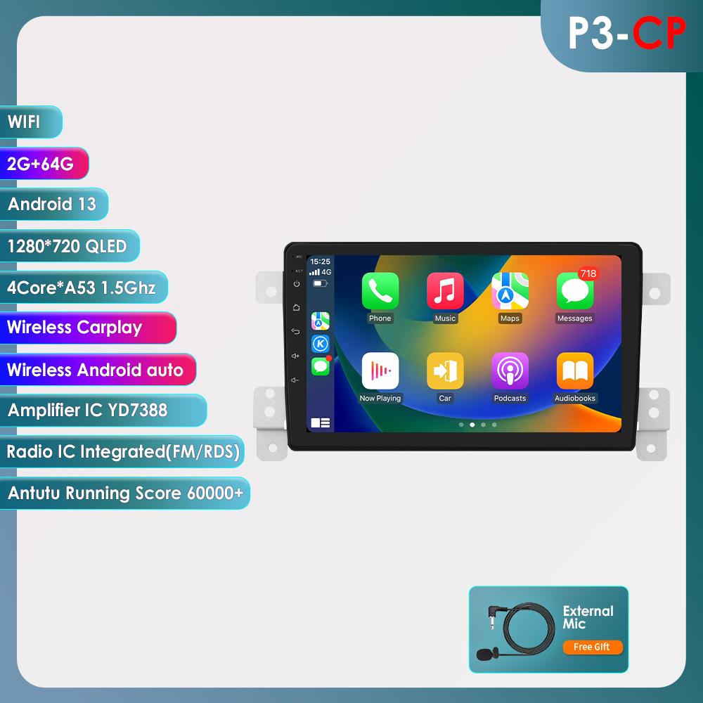 Hizpo Intelli1280*720 Экран Android Для Suzuki Grand Vitara 3 2005-2015 Автомагнитола Мультимедийный Плеер Navi 2Din Стерео Carplay Головное Устройство Аудио