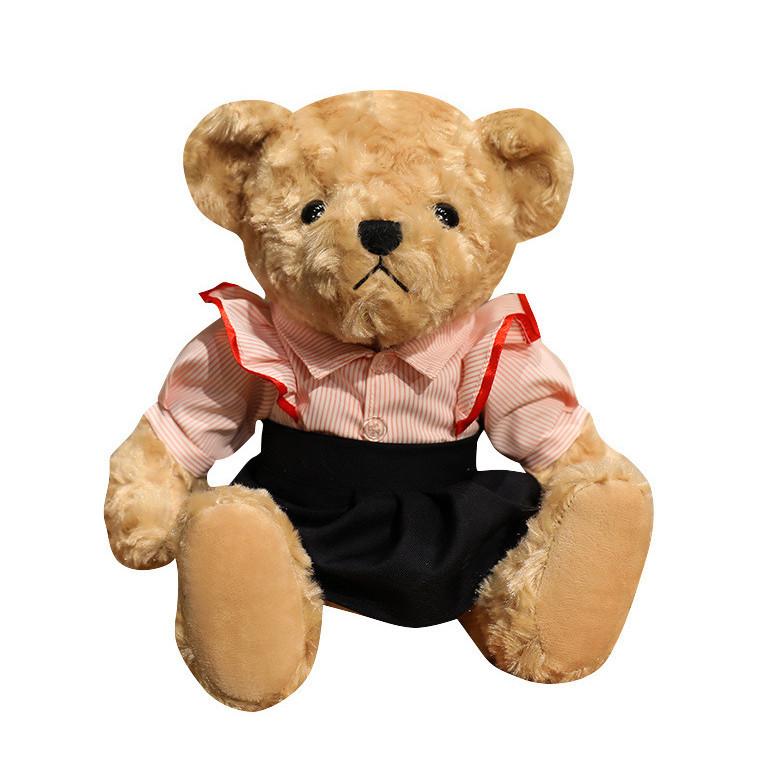 Cartoon Couple Dressed Bear Teddy Bear Doll Plush Toy Hug Bear Doll Girl Soothing Doll