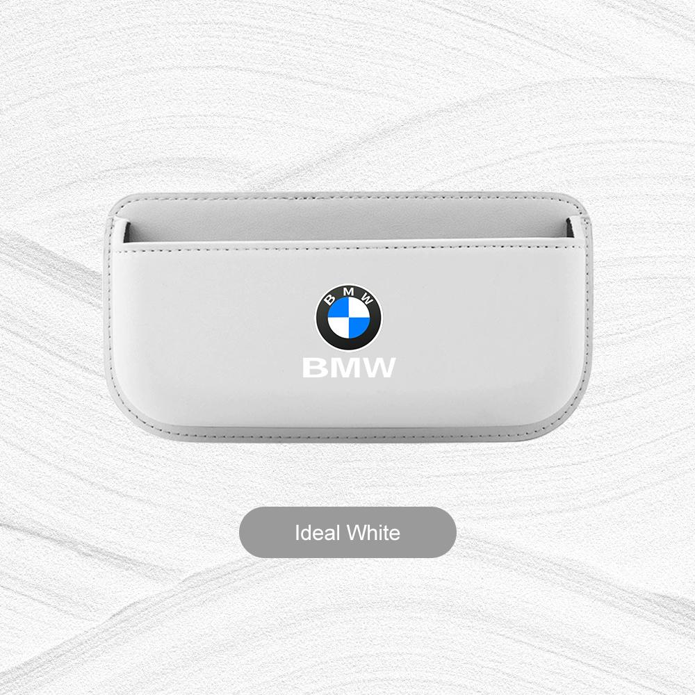 Bqwdy8 Кожаная сумка-органайзер для бокового кармана автомобиля для BMW E46 E90 E60 F30 F10 E39 F20 E87 F01 G20 G30 X1X3 X5 X6 Приклеиваемая к двери сумка для хранения