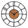 Antique Metal Analog Wall Clock For Home| Big Size Modern Decorative Wall Watch For Home Decor(English Number,40 Cm),Multicolor