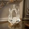 Lolita Room Accessories 3D Printed Gothic Arch Jewelry Tray, Medieval Church Style Trinket Decorative Storage Dish Dish, Vintage Tray for Rings