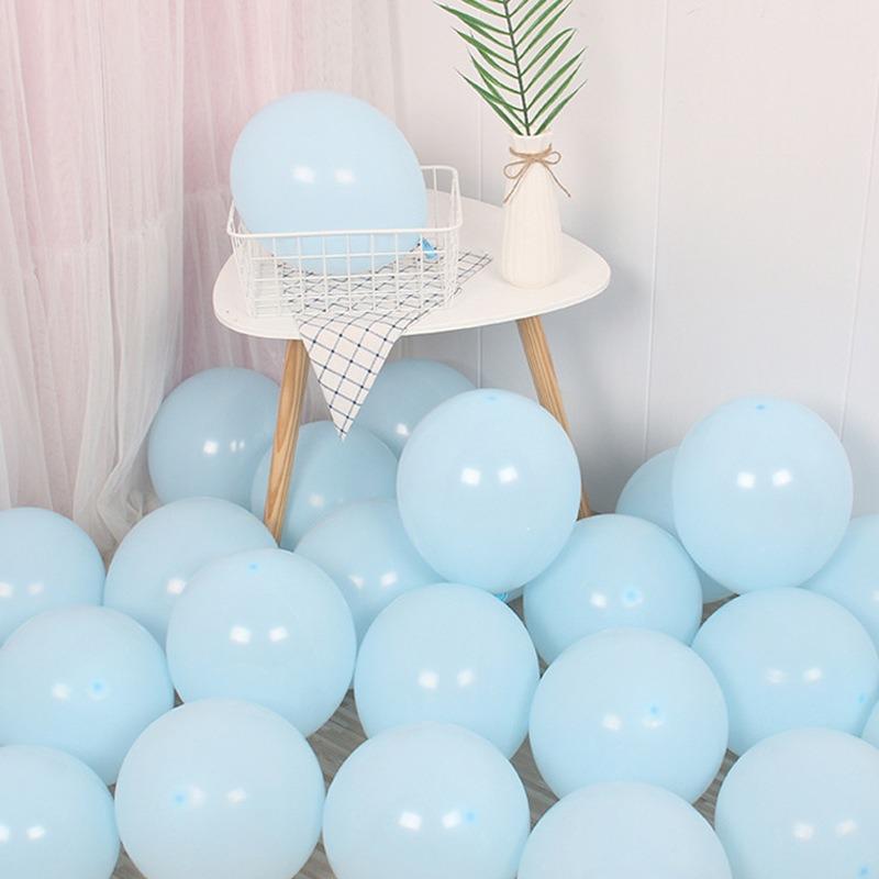Macaron Balloons, 5-inch and 10-inch Round Thickened Latex Balloons, Wedding Party Supplies, Birthday and Wedding Decorations
