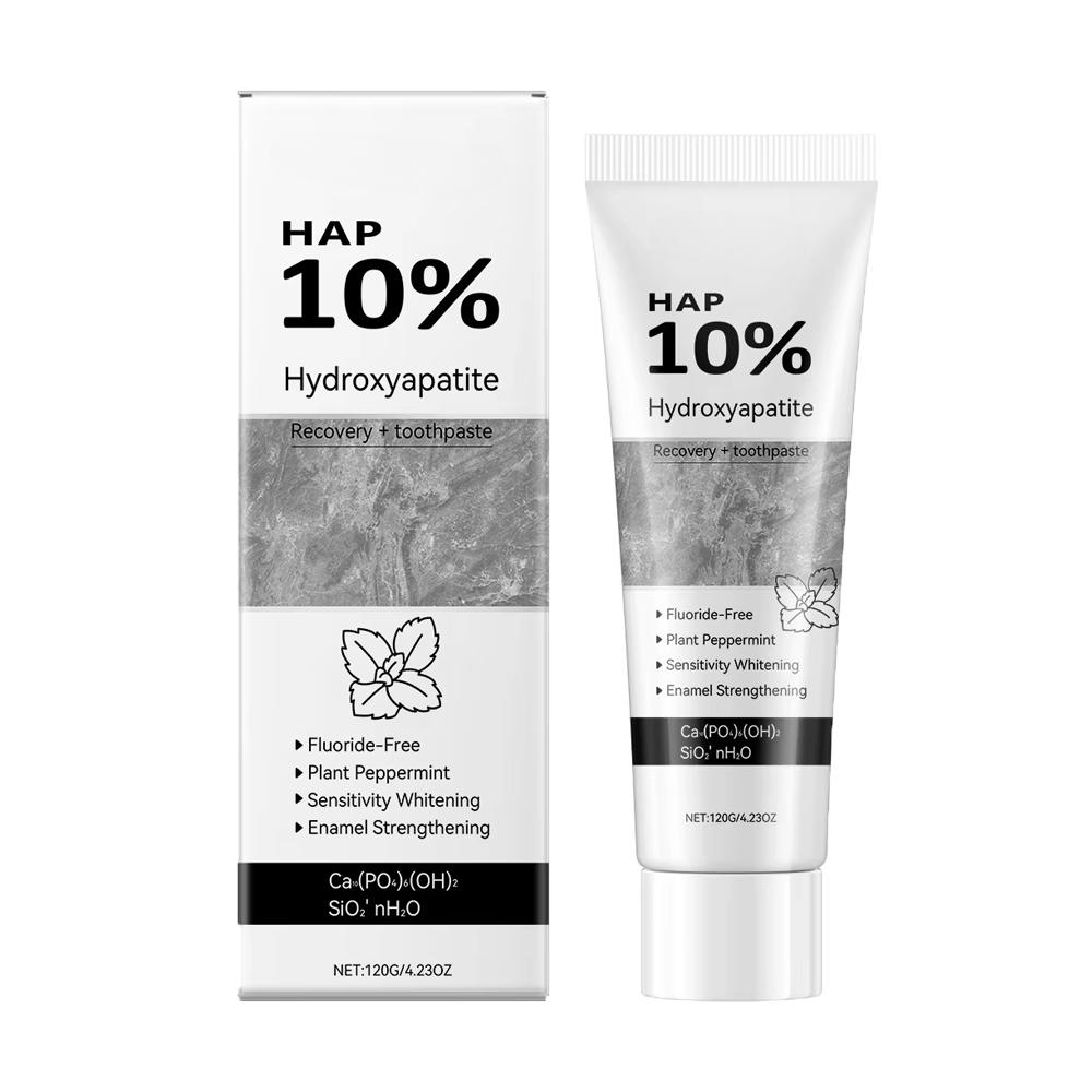 Отбеливающая зубная паста Восстановление эмали Гигиена полости рта Очищающая Удаление пятен Свежее дыхание Гидроксиапатит Осветляющая зубная паста