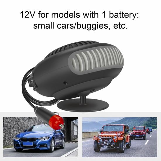 Автомобильный обогреватель с поворотным основанием на 360 градусов, автоматический быстрый нагрев, малошумный портативный обогреватель салона автомобиля небольшого размера