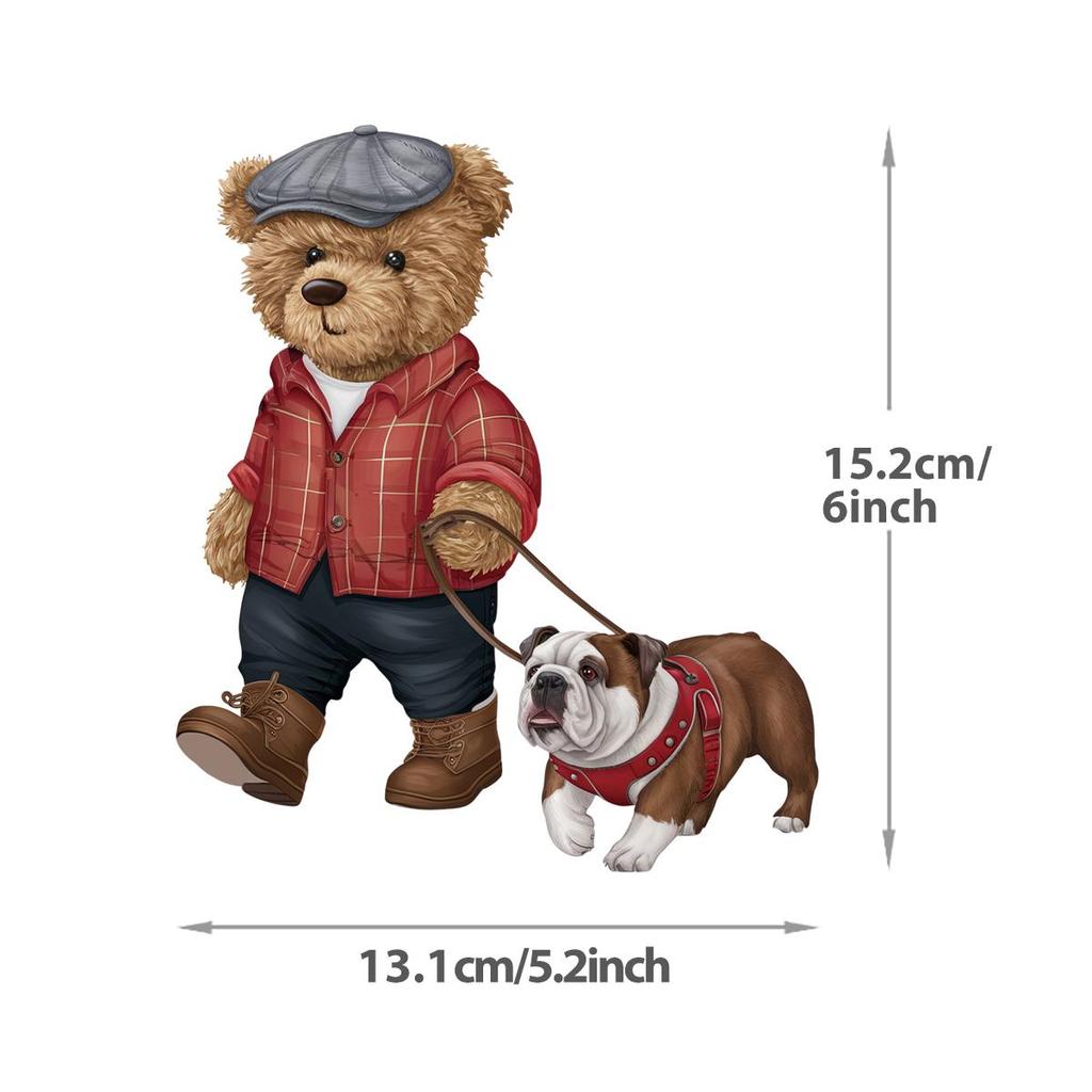 Нашивки с мультяшными медведями на одежде Термопечать Наклейки на футболки Parches Ropa Hoodies Термоперенос Наклейки на одежду своими руками