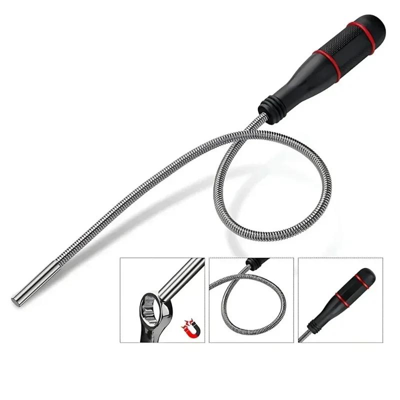 Гибкий магнитный захват Магнит Инструмент для гаража Магнит Захват Клешни Гибкий для ключей болтов винтов гаек Инструмент для захвата