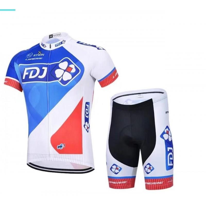 Men Women Cycling Jersey Set Short Sleeve Quick Dry Breathable Bike Riding Outfit Sports Apparel