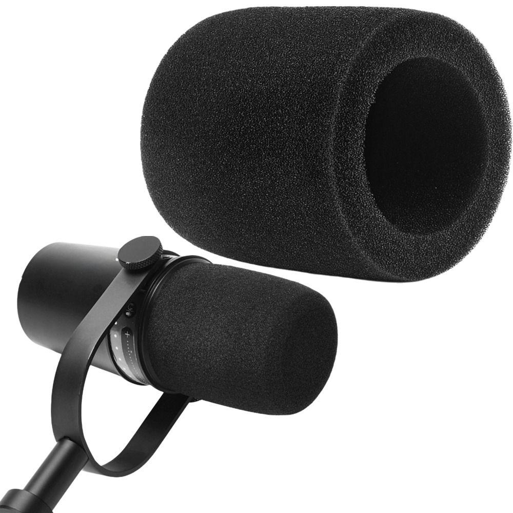 Replacement Mic Windscreen Cover Pop Filter Cover for Shure MV7 / MV7X Recording Studio