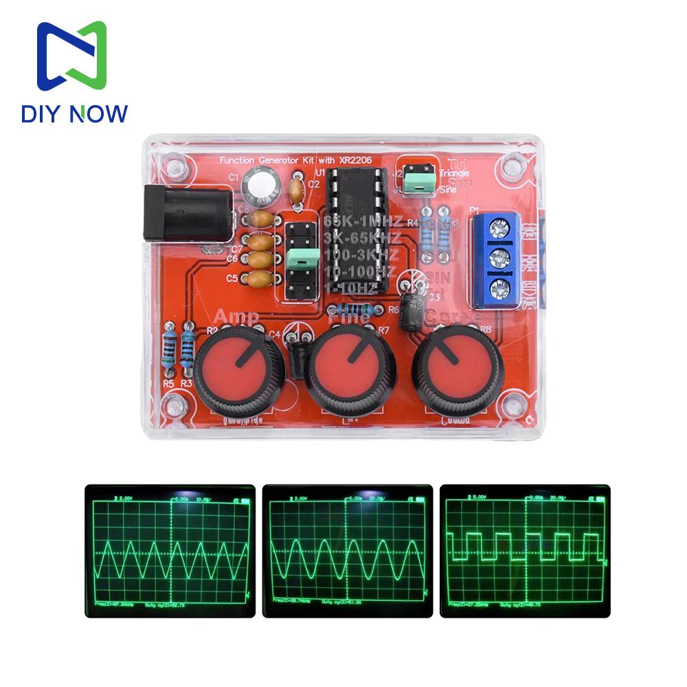 XR2206 Высокоточный генератор сигналов DIY Набор Синус Треугольник Квадратные Волны Диапазон Частот 1 Гц 1 МГц Регулируемая Частота