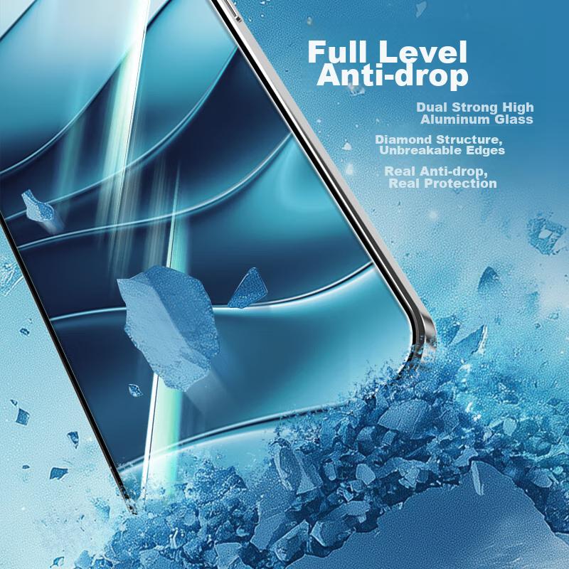 2-Pack Tempered Glass Screen Protector for Xiaomi Redmi Note14, Full Coverage Ultra-CleUltra-Thin Anti-Fingerprint Shatterproof Phone Protective Film