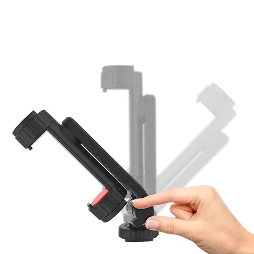 Вращающийся горизонтальный и вертикальный держатель для телефона, многофункциональный аксессуар для телефона, подсветка монитора, штатив, зажим