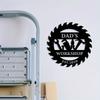 Изысканная Декоративная Металлическая Табличка «Мастерская Папы» Дизайн в Стиле Инструментов Настенное Искусство Ко Дню Отца Легко Установить