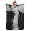 B-Bang C-Chan Плед Мягкий Теплый Фланелевый Плед Плюшевый для Кровати Гостиной Пикника Путешествия Дома Дивана
