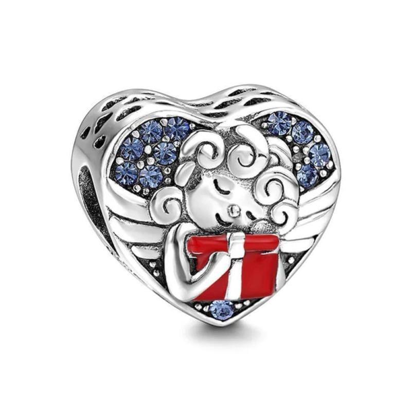 New Copper Plating Charming Apple Snowman Christmas Reindeer Pendant Fit Original Necklace Bracelets Diy Christmas Jewelry Gifts