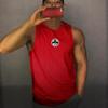 Muscleguys Мужская новая футболка без рукавов для бодибилдинга, мужская летняя сетчатая быстросохнущая жилетка с принтом, брендовая майка для фитнеса Tide