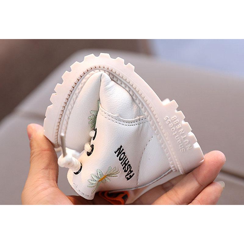 Детские ботинки Little Daisy, зимние теплые хлопковые зимние сапоги для мальчиков и девочек, зимние сапоги, обувь на платформе