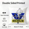 M-MichelinS T-Шины Наволочка Плюшевая Ткань Мягкий Двусторонняя Печать Чехол для Подушки Дивана Наволочки