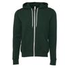 Холст Unixex Zip-up Polycotton Fleece Толстовка с капюшоном / толстовка с капюшоном