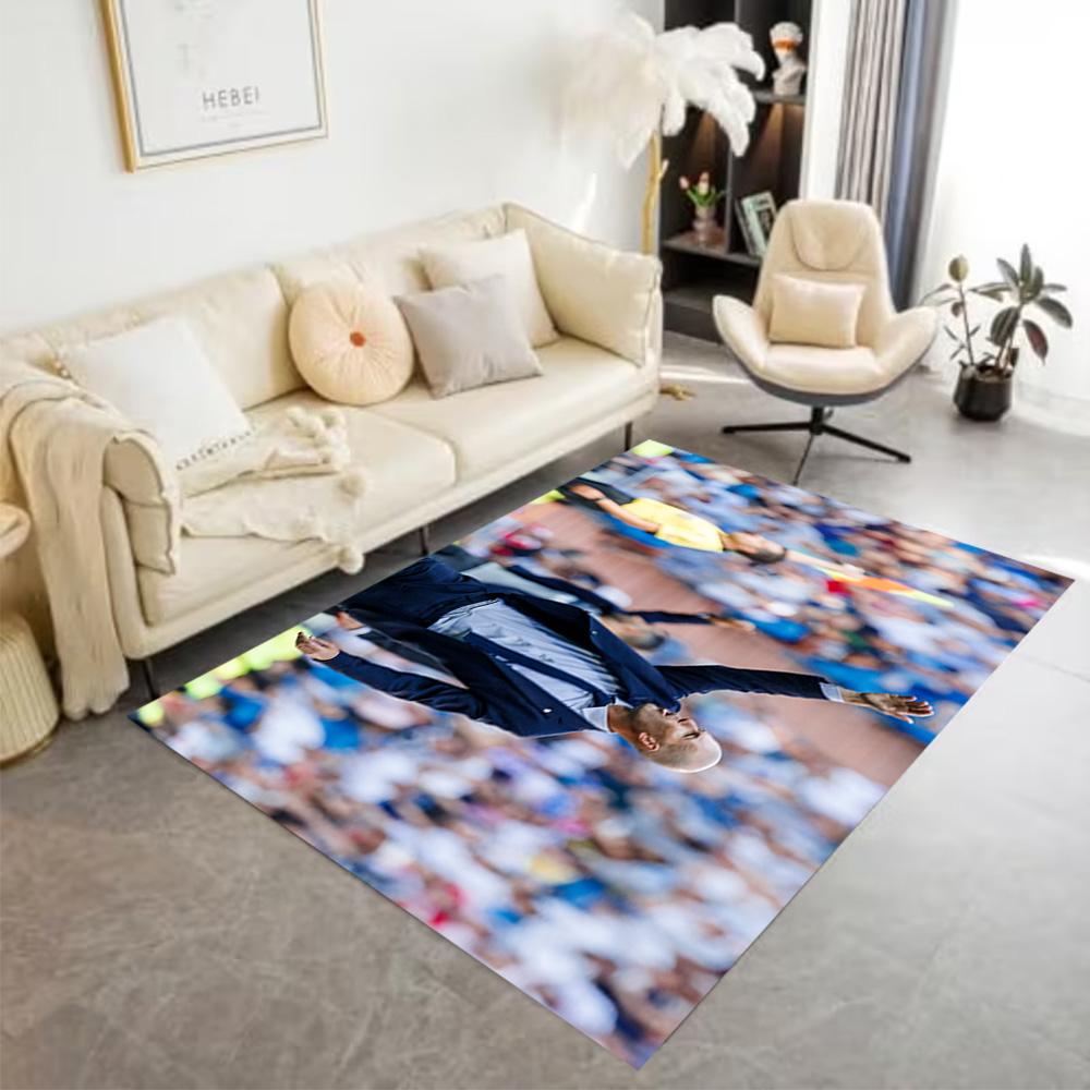 Soccer Player Action Area Rug Suitable for Study room Bedrooms Kitchen Game Room Anti-slip Rug Office home decor Best for Christmas