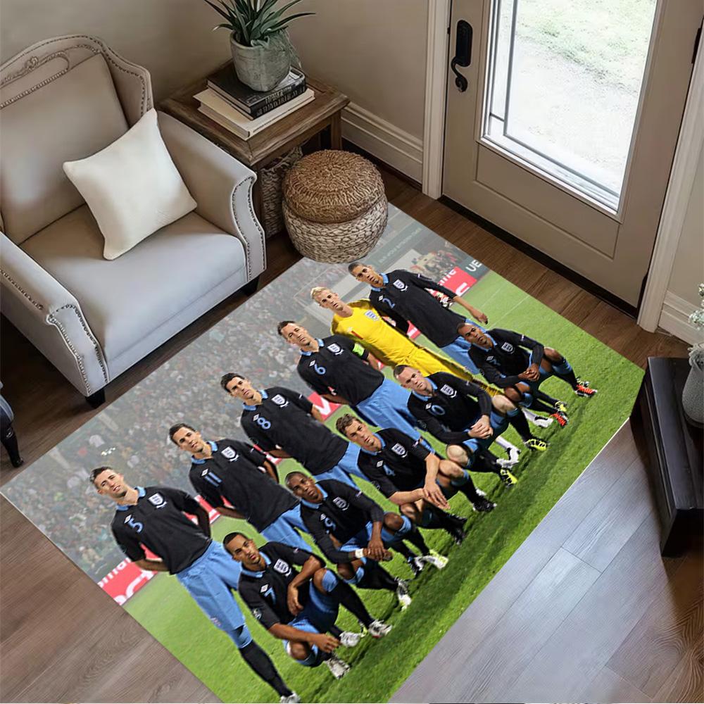 Borussia Dortmund Emblem Carpet Design for Playrooms Study room Balcony Entryway Antislip Carpet Office home decor Spiritual Gift