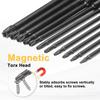 6 шт. Биты Torx T6-T40 1/4" Шестигранный Хвостовик 75 мм/100 мм Сталь S3 Магнитные Звездообразные Биты со Штифтом (Tamper Proof Star) 6-гранные Биты для Шуруповерта
