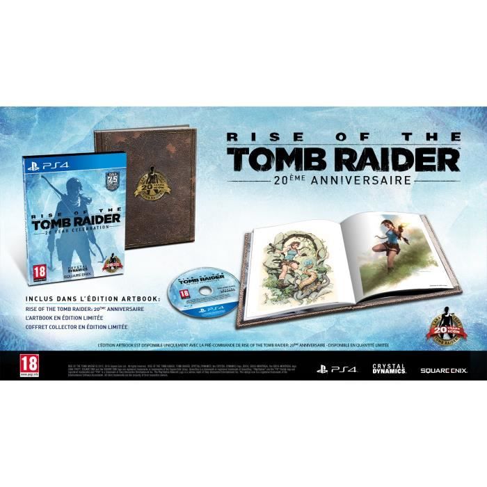 Rise of the Tomb Raider - 20 Year Anniversary - ARTBOOK EDITION : Playstation 4 , ML
