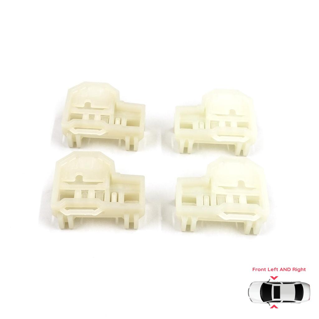 V1EWR46+V1EWR47 Window Regulator Guide Clips Front for Pontiac Grand Am Sunfire Oldsmobile Alero Cutlass Chevrolet Cavalier Malibu