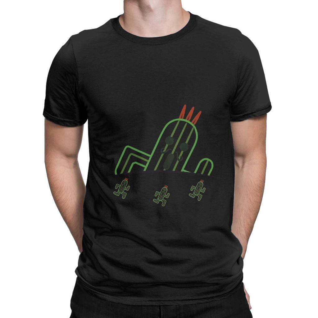 Jumbo Cactuar and Friends fFinal Fantasy Graphic 100 Cotton TShirt fFinal Fantasy Tops Tees For Unisex