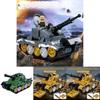 Shooting Tank Model Toy With Inertial Movement For Children And Creative Play