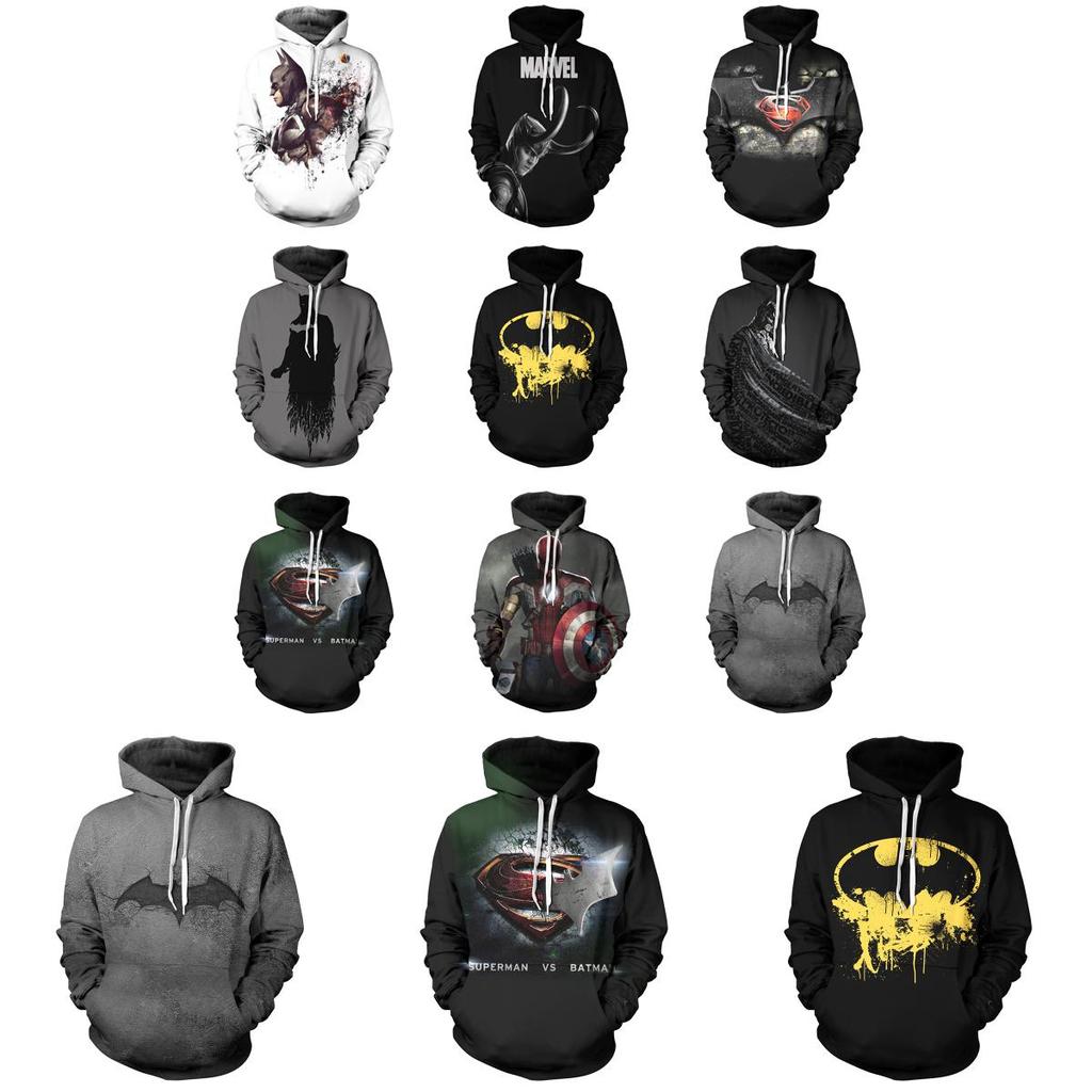 Premium Quality Superhero Batman 3d Print Hoodie Sweatshirt For Women And Men M-4xl